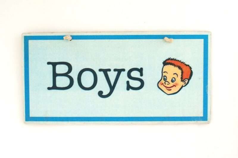 Πινακίδα "Boys"