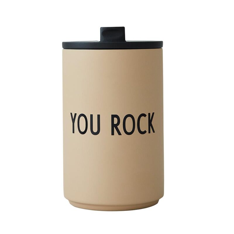 Θερμός ποτήρι από ανοξείδωτο ατσάλι "You Rock" 350ml