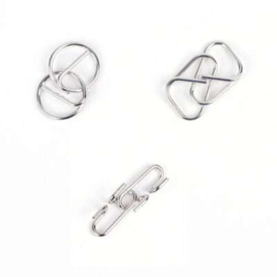 Mensa Set of 3 Hardest Wire Puzzzles - Image 2