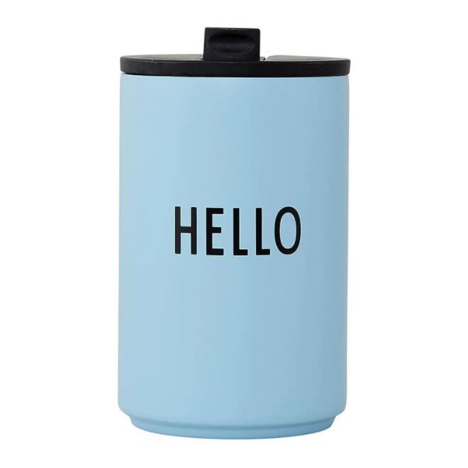Θερμός ποτήρι από ανοξείδωτο ατσάλι "Hello" 350ml