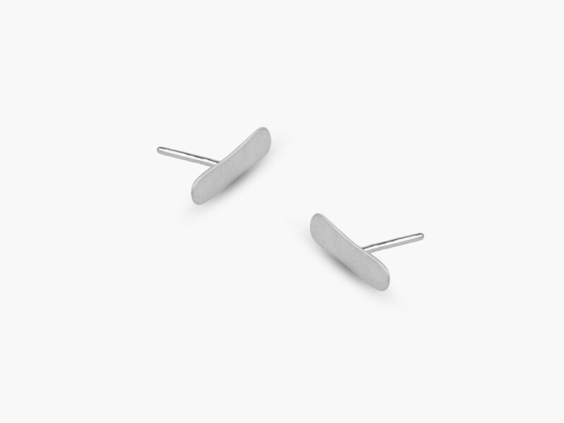 Μικρά σκουλαρίκια flat bar