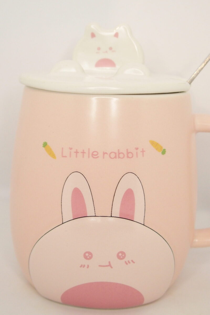 Κούπα με καπάκι "Little rabbit" - Image 2