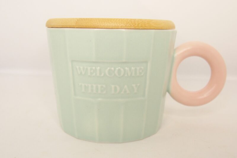 Κούπα “welcome the day” - Image 2