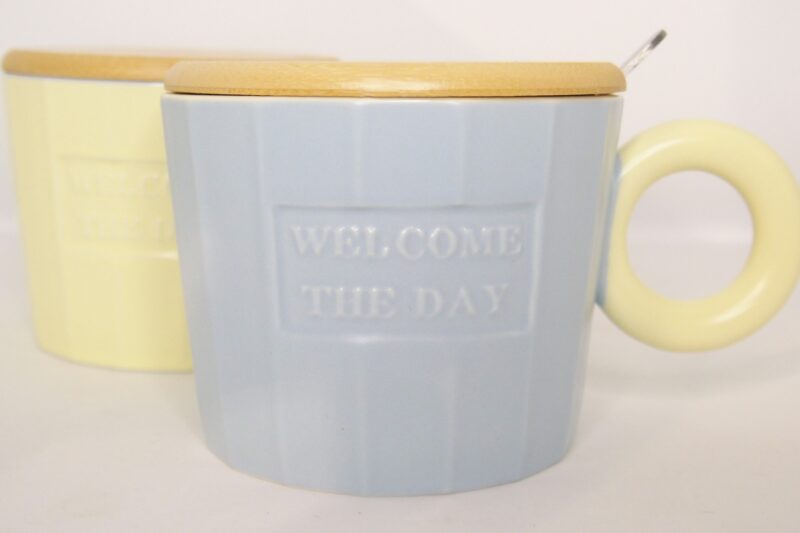 Κούπα “welcome the day” - Image 2
