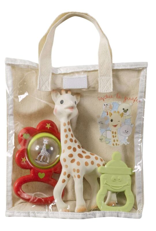Sophie la girafe Σετ δώρου με τσάντα και μασητικά